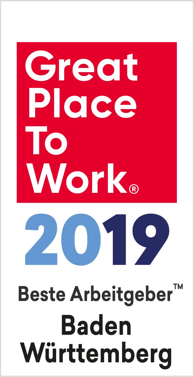 Great Place To Work 2019 - Bester Arbeitgeber: Baden-Württemberg